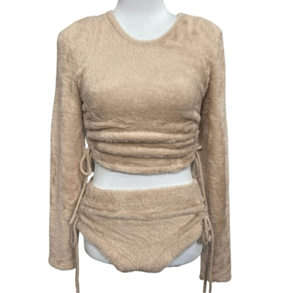 NWT - For Love & Lemons Cupid Sweater Lounge Set